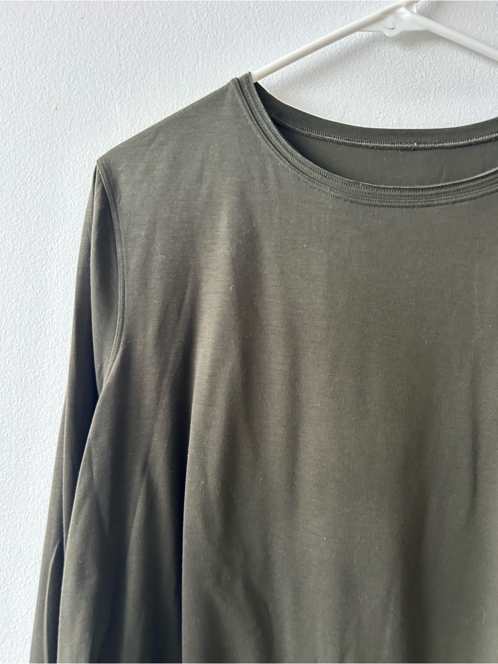 lululemon athletica Olive Green Long Sleeve Tee